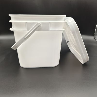100% PP 2L 3L 5L 10L Quadratform Plastikbehälter Antifall Bildschirmdruck