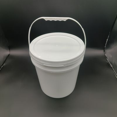 Runder PP-Kunststoffbehälter 5 Liter Polypropylenbehälter mit Metallgriff