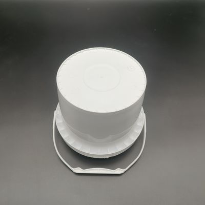 Runder PP-Kunststoffbehälter 5 Liter Polypropylenbehälter mit Metallgriff