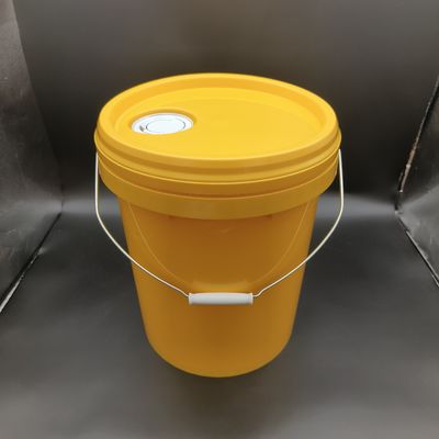18L Schmierstoffbehälter mit Düse Gelb, Stapelbar, 20L Plastikbehälter