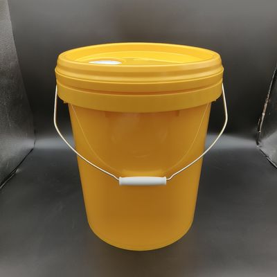 18L Schmierstoffbehälter mit Düse Gelb, Stapelbar, 20L Plastikbehälter