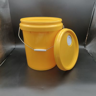 18L Schmierstoffbehälter mit Düse Gelb, Stapelbar, 20L Plastikbehälter