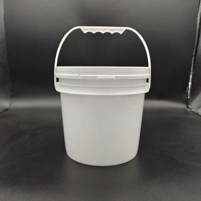 Mehrfachverwendbarer, stapelbarer, runder Plastikbehälter mit 20 l-Lad