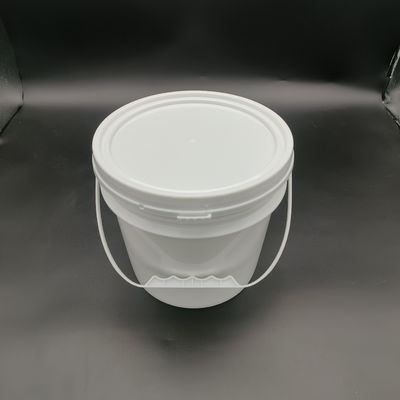 Lebensmittelqualität 5 Gallonen Plastik weiße Eimer mit Deckel stapelbar recycelbar