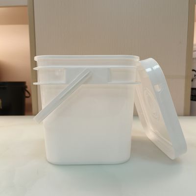 Polypropylen PP 10l Quadrat Plastikbehälter mit Deckel nicht toxisch