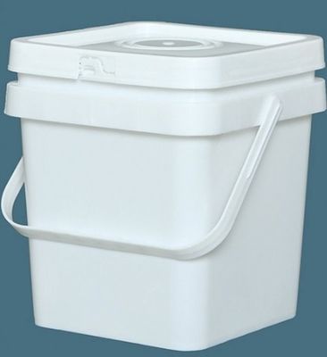 Wiederverwertbar, Stapelbar, 10 Liter Quadrat-Plastikbehälter, undicht