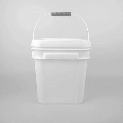 Wiederverwertbar, Stapelbar, 10 Liter Quadrat-Plastikbehälter, undicht