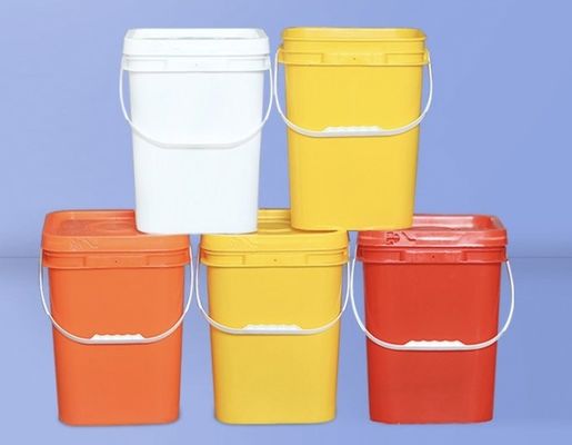 2 Pfund Quadrat Lebensmittellager Plastik Eimer mit Deckel