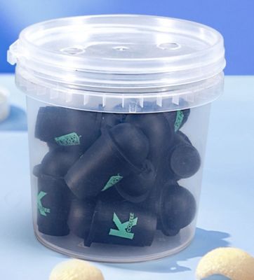 Metallgriffe Plastik-Essensbehälter mit Deckel für den Gefrierschrank