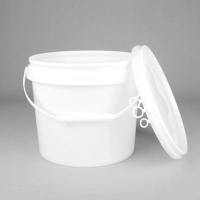OEM ODM 1-25-Liter-Weiße Lebensmittel-Speicher Eimer mit Schraube an der Deckel