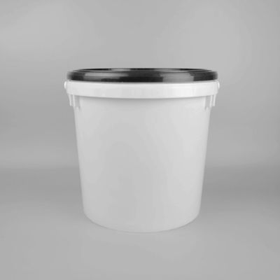 Leckdichtes Lebensmittel-Sicher-Speicher 1 ~ 25L Weißes Lebensmittel-Eimer mit Schnapp auf Deckel