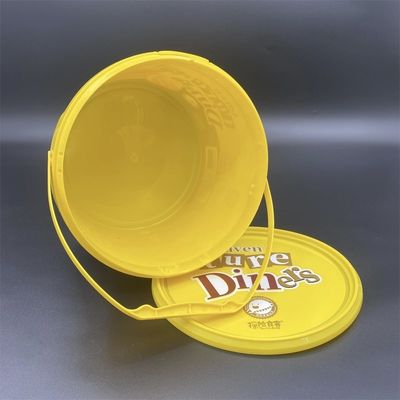 Leckdichtes Lebensmittel-Sicher-Speicher 1 ~ 25L Weißes Lebensmittel-Eimer mit Schnapp auf Deckel