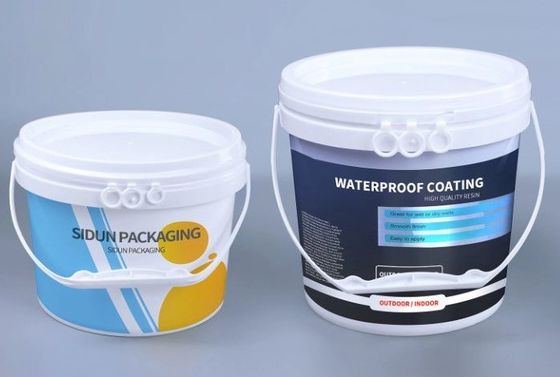 Wiederverwertbarer 20-Liter-Kunststoff-Farbbehälter für flüssige Verpackungslösungen
