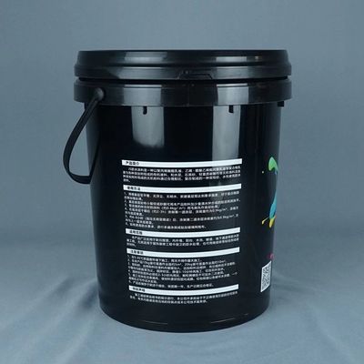 OEM ODM 5 Gallonen Plastik Eimer mit Deckel schwarz 5 Gallonen Eimer