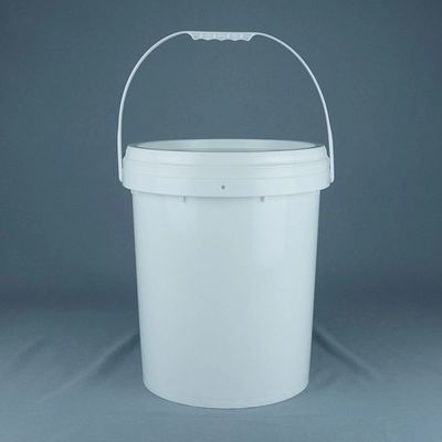 Nahrungsmittelqualität Polyethylen 5 Gallonen Plastik Eimer Weiß Eimer OEM ODM