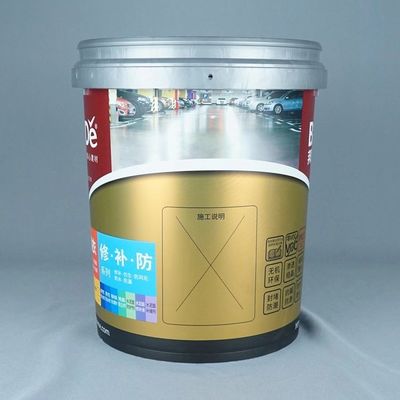 Leckdichtes 5 Gallonen Poly Bucket Speisegefäß mit UV-beständigem Deckel