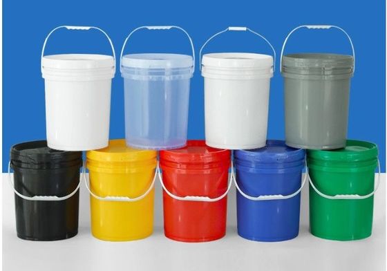 Custom Logo 20l Runder Plastikbehälter mit Korrosionsbeständigem Deckel