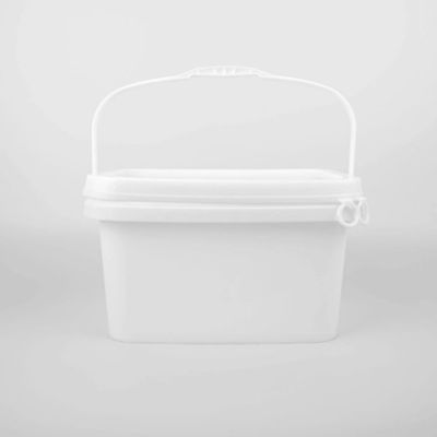 Ergonomische Griff 20l Quadrat-Lager Eimer mit Deckel Rostbeständig